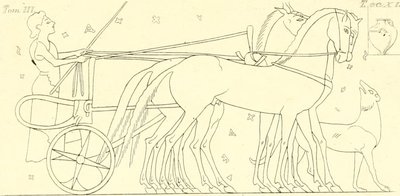 Illustration aus Pitture di vasi fittili ... Tomo III von Francesco Inghirami